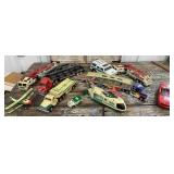 Tub of Hess trucks, Sunoco, Hot wheels etc..Need
