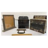 Accordion (rough), letter box, picture frame etc