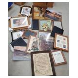 Box of Pictures & Frames
