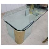 Glass coffee table 54"28"16
