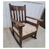 Mission oak Arts & Crafts rocker