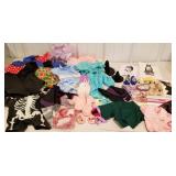 Large lot of Snoopy, Belle outfits, shoes, etc