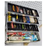Tackle box with contents