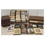 Eight track stereo with tapes