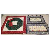 3 wall hanging quilts