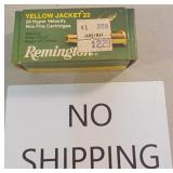 Yellow jacket 22 rim fire cartridges 50 count