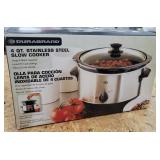 4qt stainless steel slow cooker