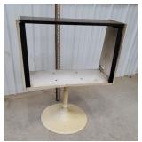 Mid century swivel tv stand