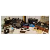 Stereo equipment, 8 track, cassette player, VHS