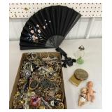 Box of project fashion jewelry & accessories