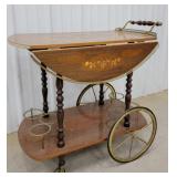 Inlayed tea cart