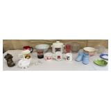Misc ceramics & glassware - some neat advertising