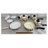 Set of retro pots & pans - NEW!!