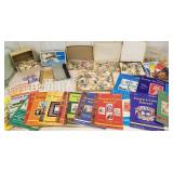 Stamp collection and albums of stamps