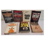7 Stephen King books with dust jackets