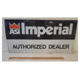 Imperial authorized dealer tin sign