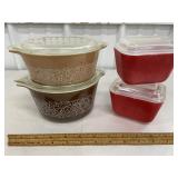 Pyrex! Casserole & refrigerator dishes