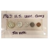 1964 U.S. uncirculated coins, silver