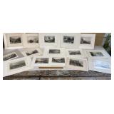 Engravings - many from Catskills & Niagara