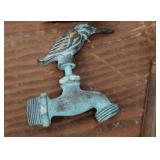 Bird faucet, hose hanger, planter