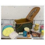 Picnic basket w/ contents