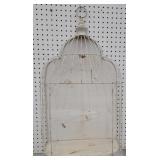 Antique wire decorator bird cage 29x16x7