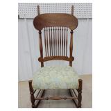 Spindle back ladies rocker