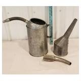 4 quart oil dispenser, oil can opener, oil spout