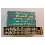 244 Remington brass 19rnds  - NO SHIPPING