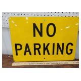 No parking Aluminum sudden