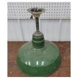 Green and white industrial light