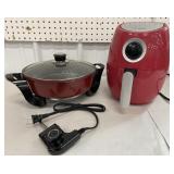 Curtis Stone electric skillet(like new) &
