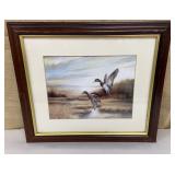 Ruane Mannine - Mallard ducks approx 20"x22"