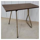 Mid century folding table 32"16"27"