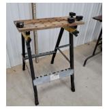 Folding work table