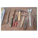 Hammers, adjustable wrenches,etc