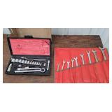 Socket set and wrenches