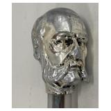 Steampunk cane w/ Victorian mans head