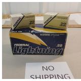 Federal 22 long rifle high velocity 500 count