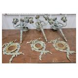 3 Wall sconces 16in