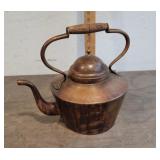 Copper coated tea pot