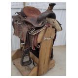 Western saddle, saddle tree, tack