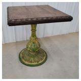 Iron base ice cream table 28"28"31"