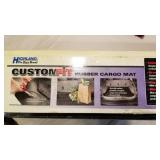 Custom fit rubber cargo mat