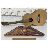 Guitar & mini-harp - both a bit rough