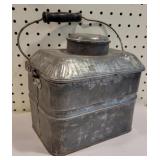 Vintage tin lunch bucket