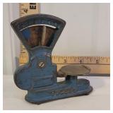 Miniature cast iron Toledo scales