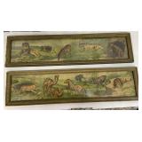 2 fantastic Yard long prints - exotic wildlife