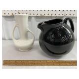 MCM pitcher & vase