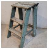 Green step stool